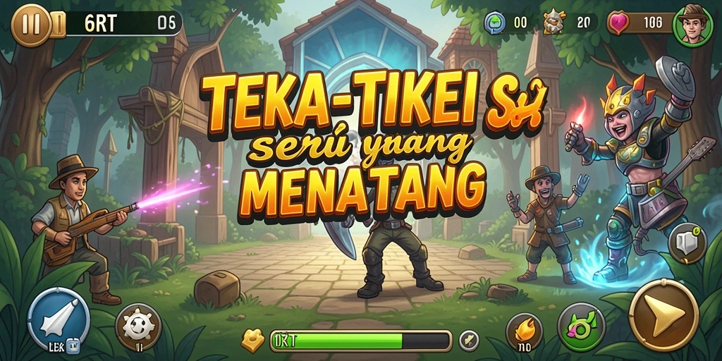 Tampilan permainan 6RT menampilkan tantangan puzzle yang menarik dan seru.