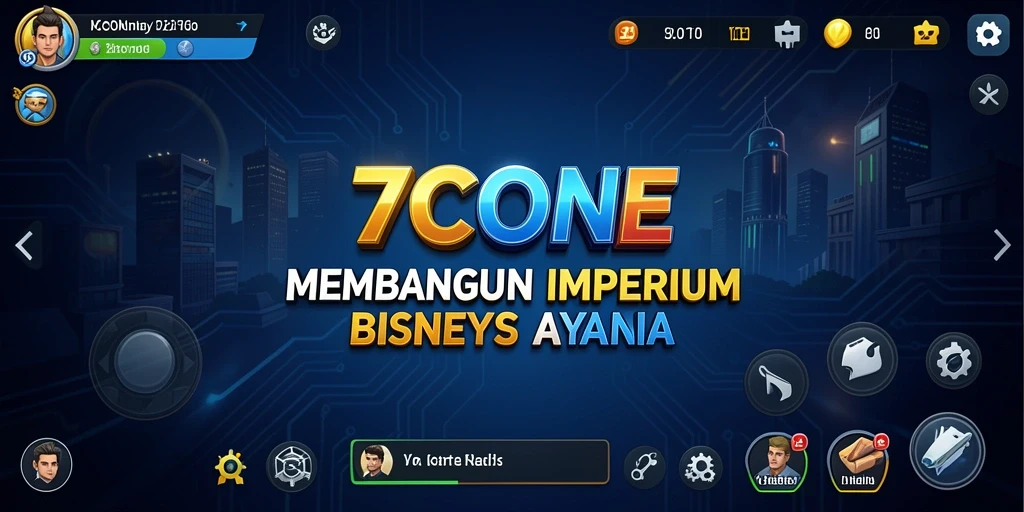 Screenshot 7CONE menampilkan aksi seru dalam mengelola bisnis Tycoon.