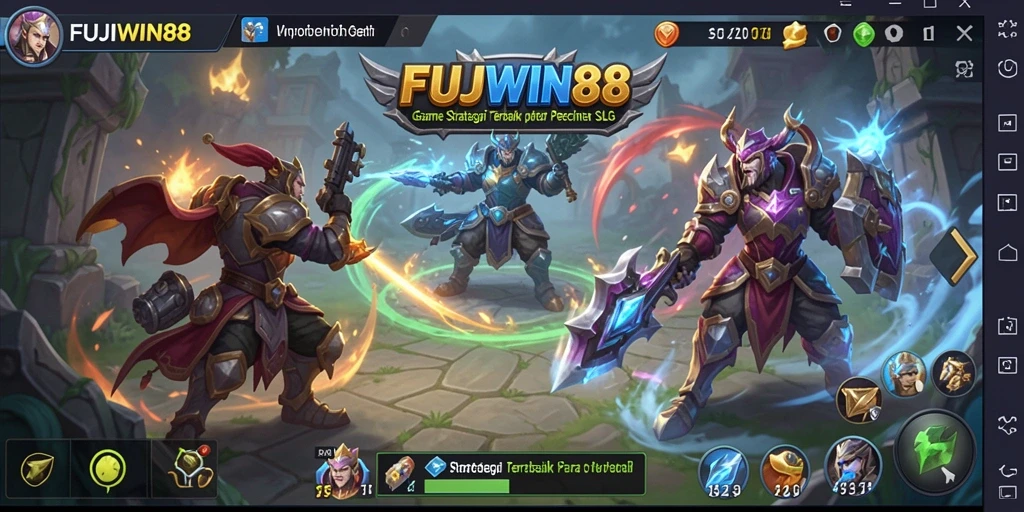 Tampilan gameplay <strong>FUJIWIN88</strong> dengan strategi mendalam dan grafis menarik.