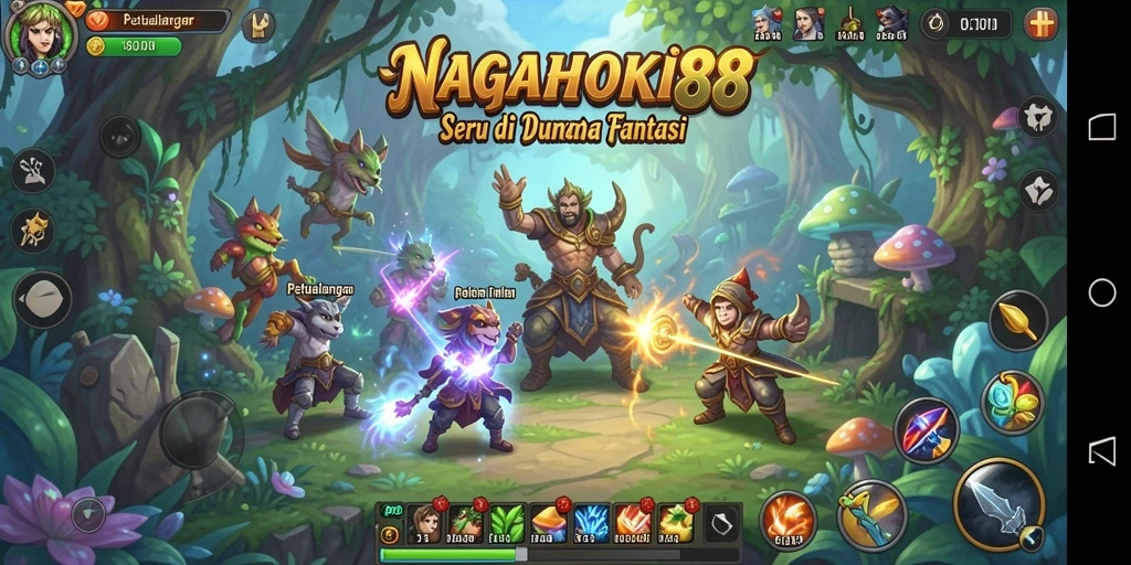 Tampilan gameplay seru di dunia petualangan NAGAHOKI88.