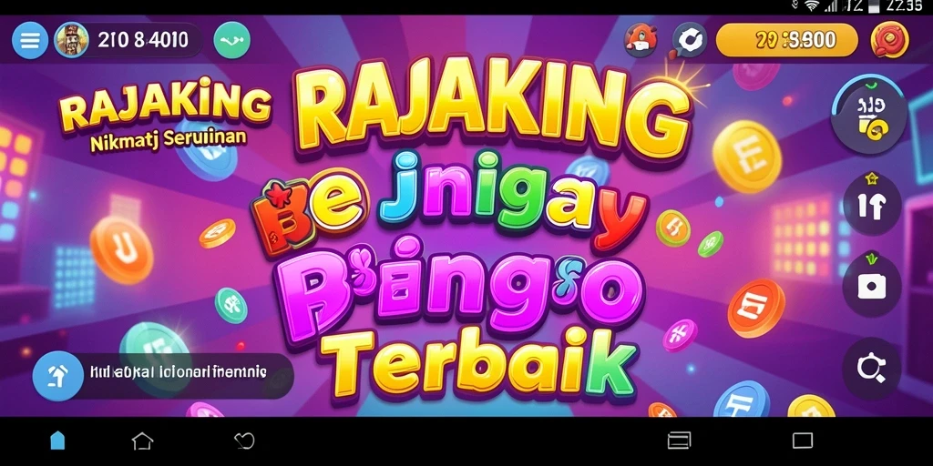 Tampilan gameplay seru Bingo di RAJAKING.