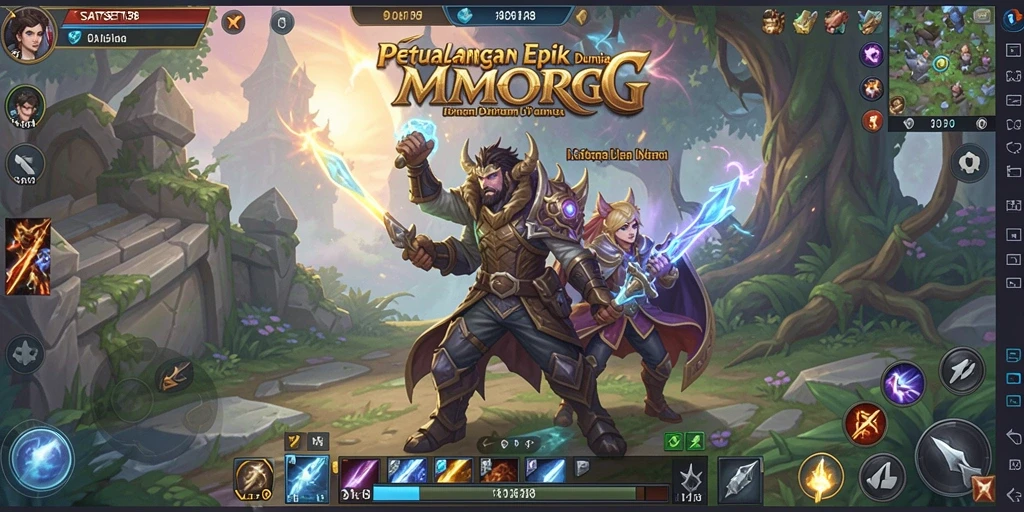 Screenshot SATSET138 menunjukkan aksi mendebarkan dalam dunia MMORPG.