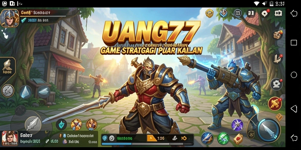 Screenshot gameplay UANG77 yang menakjubkan dan interaktif.