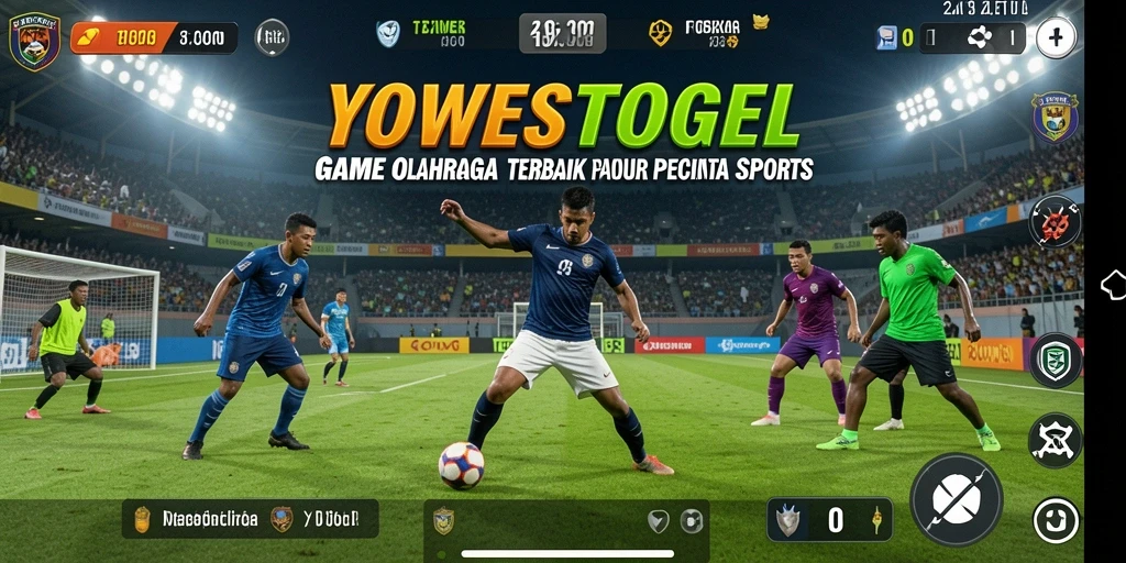 Screenshot gameplay YOWESTOGEL menampilkan aksi seru dalam olahraga.